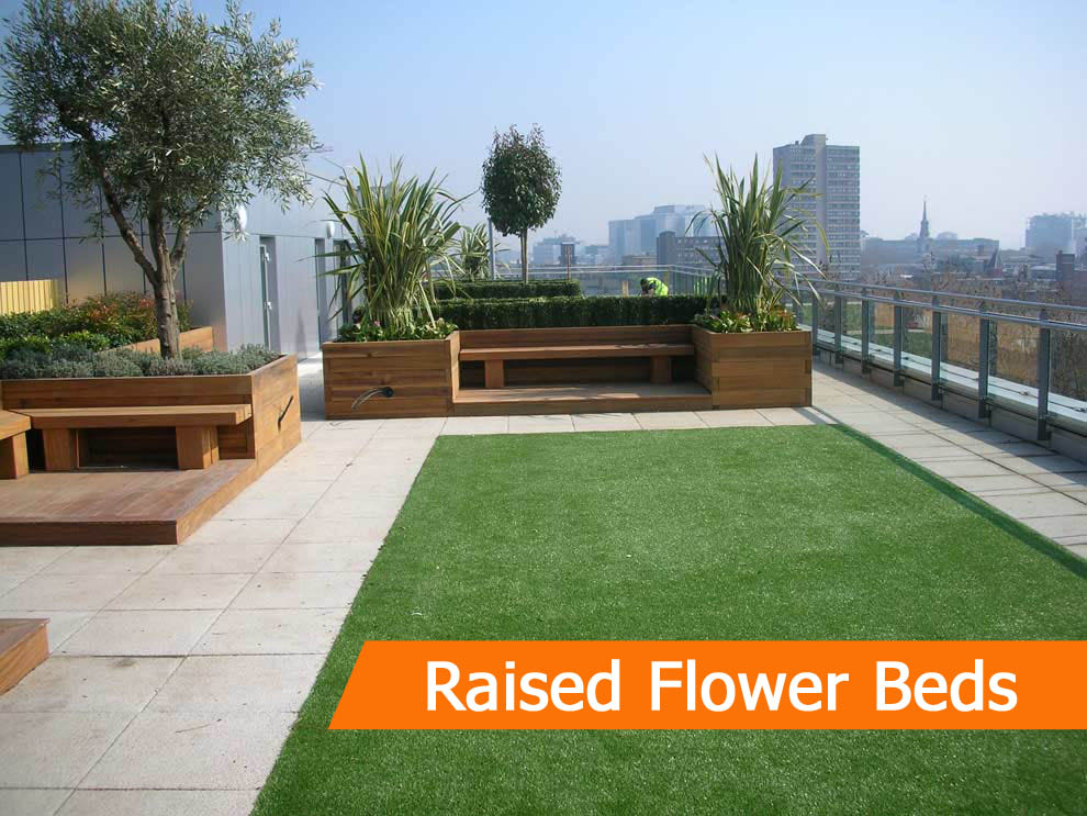 raised flower beds